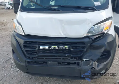 2024 Ram Promaster 3500 Cargo Van Tradesman High Roof 159 Wb Ext W/Pass Seat from USA, damaged, VIN 3C6MRVJG9RE144092